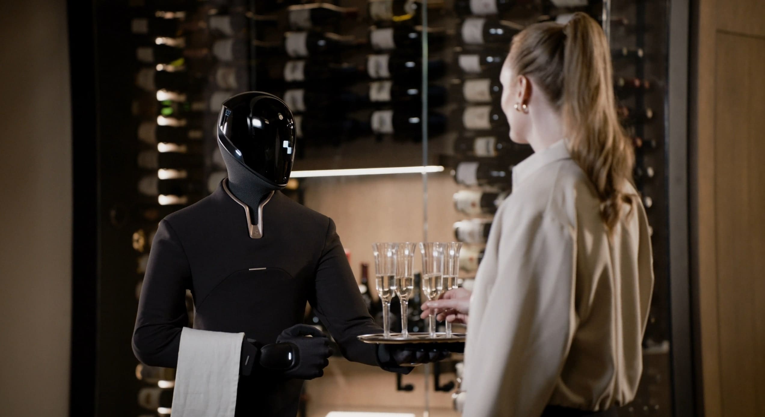 Model 03 jako číšník